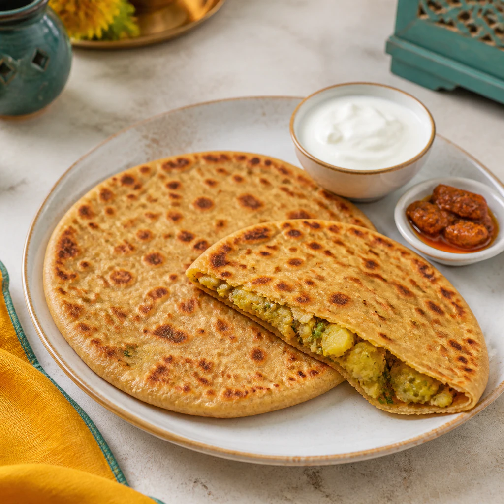 Aloo Paratha (Potatoes) 2 pcs