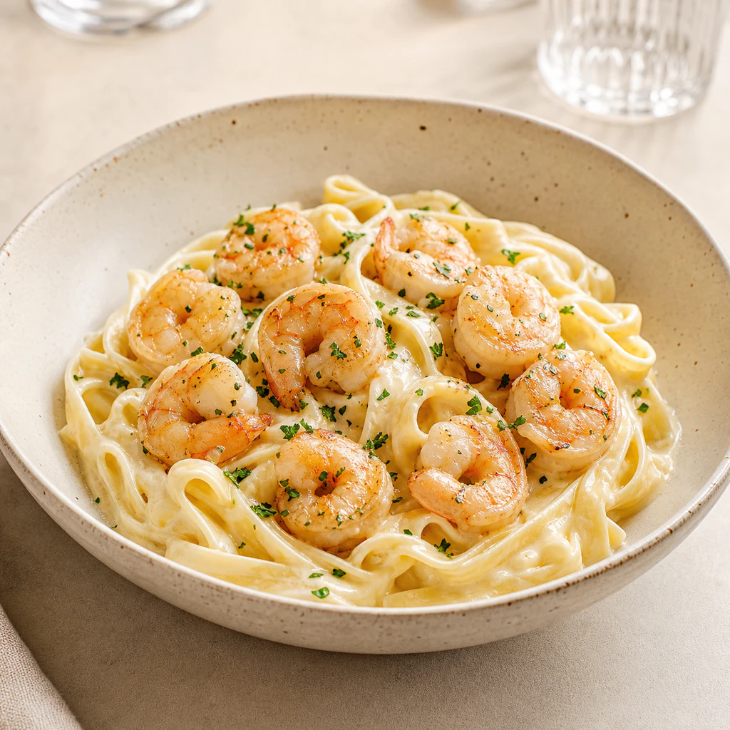 Shrimp Alfredo