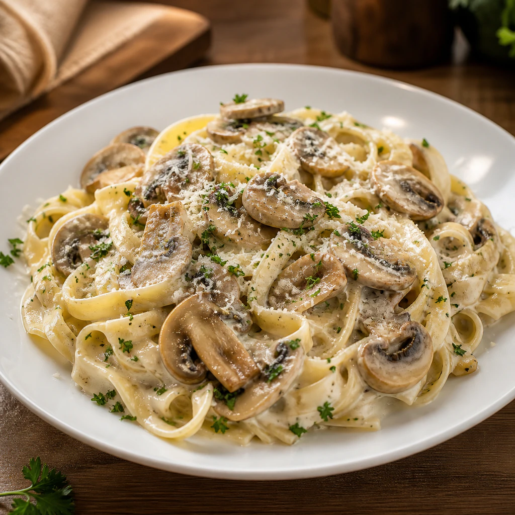 Mushroom Alfredo