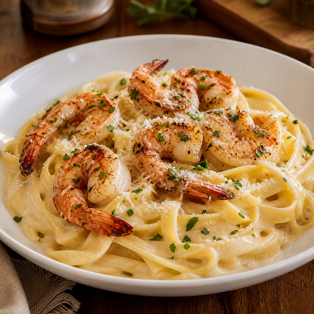 Shrimp Alfredo