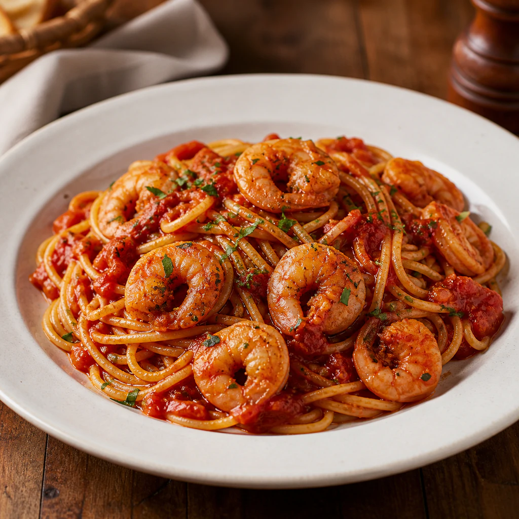 Shrimp in Marinara