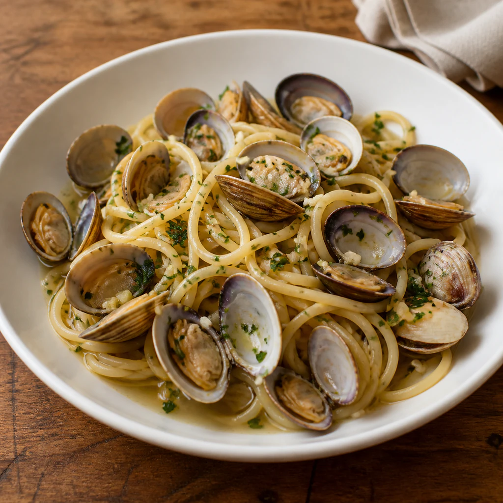 Pasta Alle Vongole (Pasta With Clams)