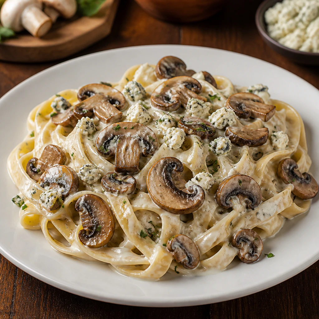 Mushroom & Gorgonzola (Creamy Sauce)