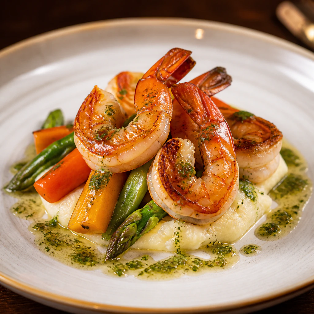 Pan - Seared Shrimp
