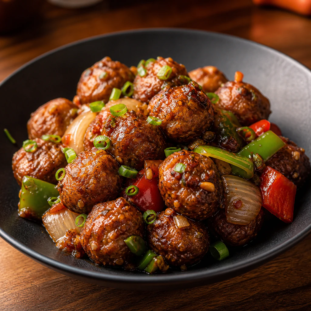 Dry Manchurian Chicken