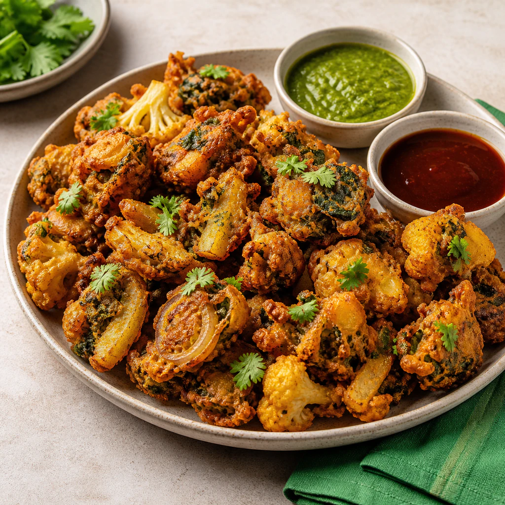 Crispy Vegetable Pakoras