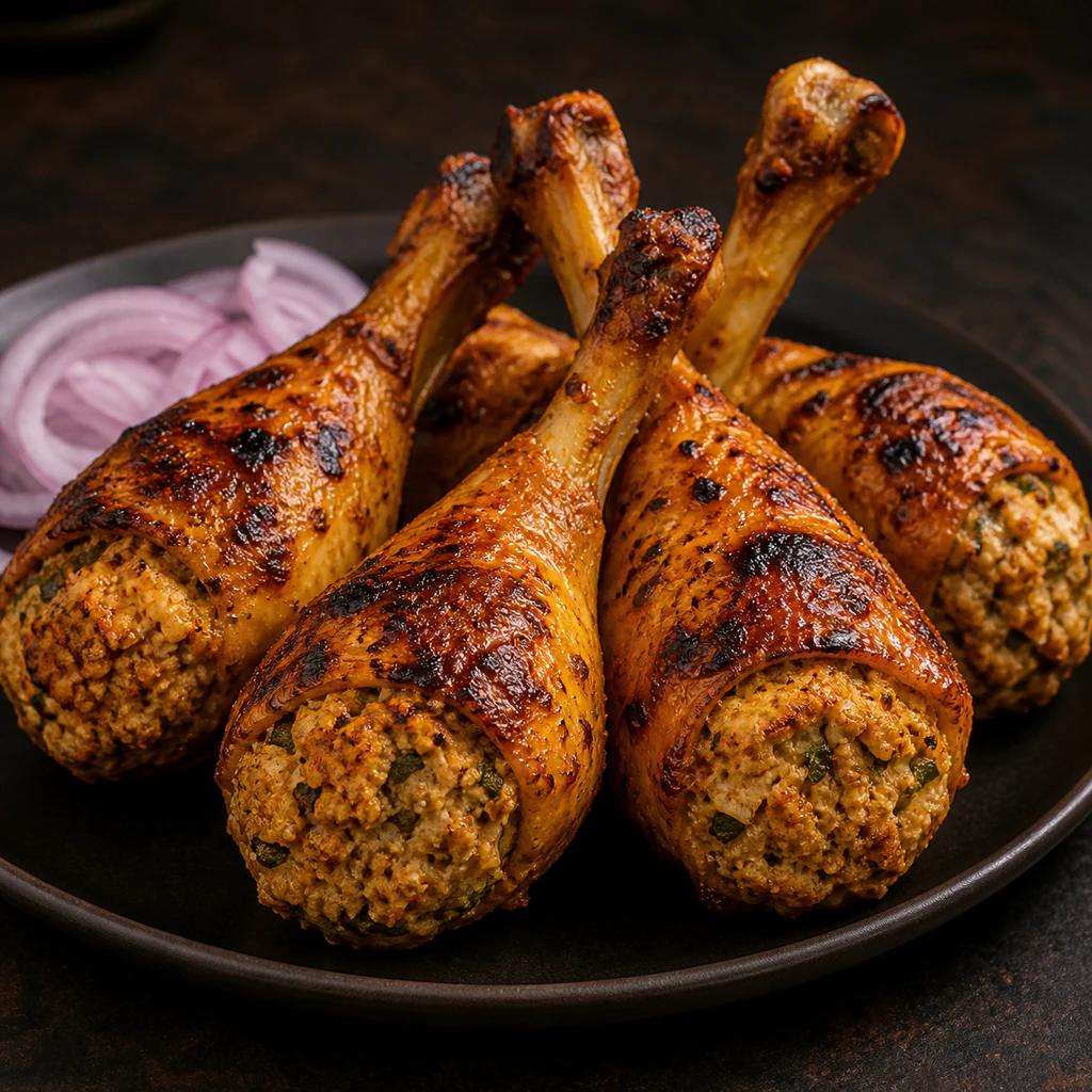 Stuffed Chicken Tangdi Kabab