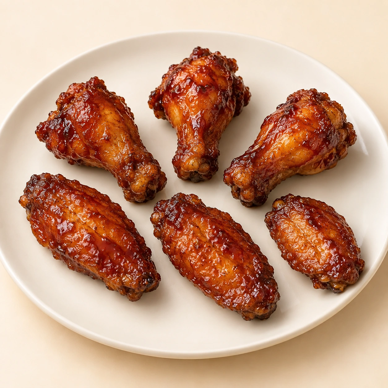 6 pieces wings