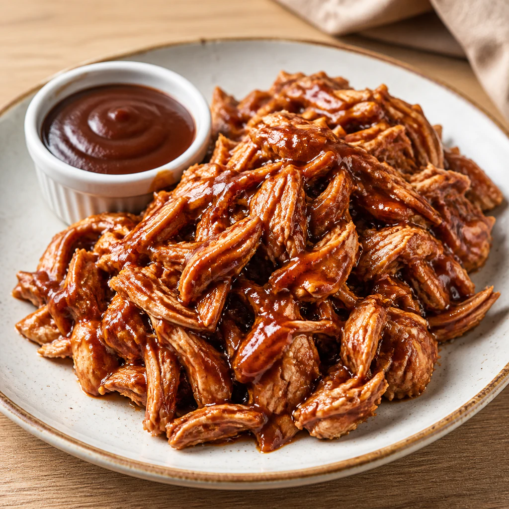 Shredded BBQ Chicken Platter