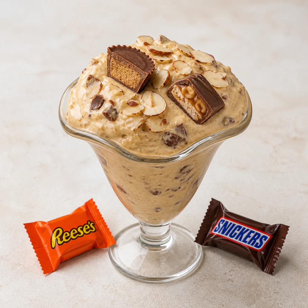 Almond Snickers Blizzard