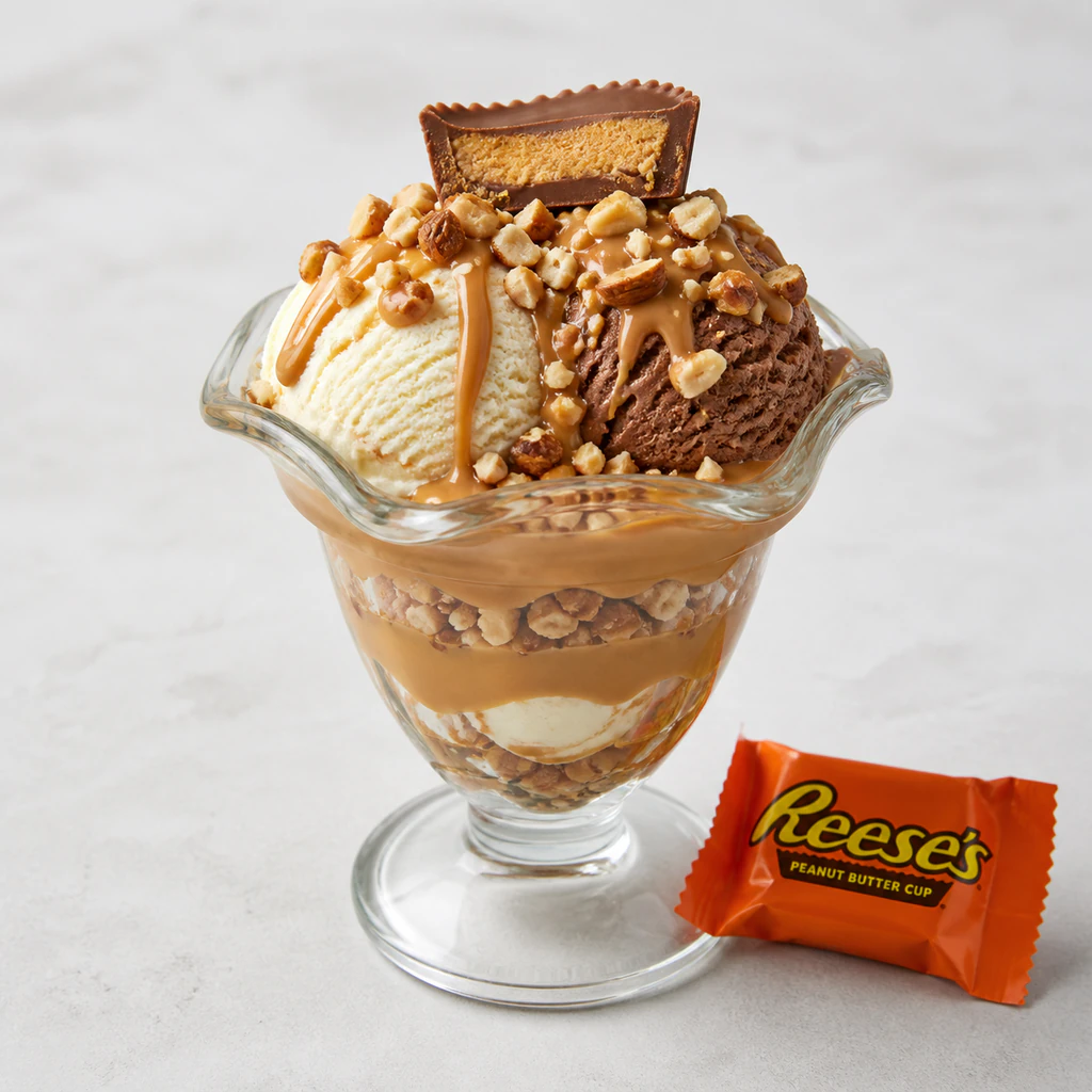 Crunchy Salted Caramel Sundae
