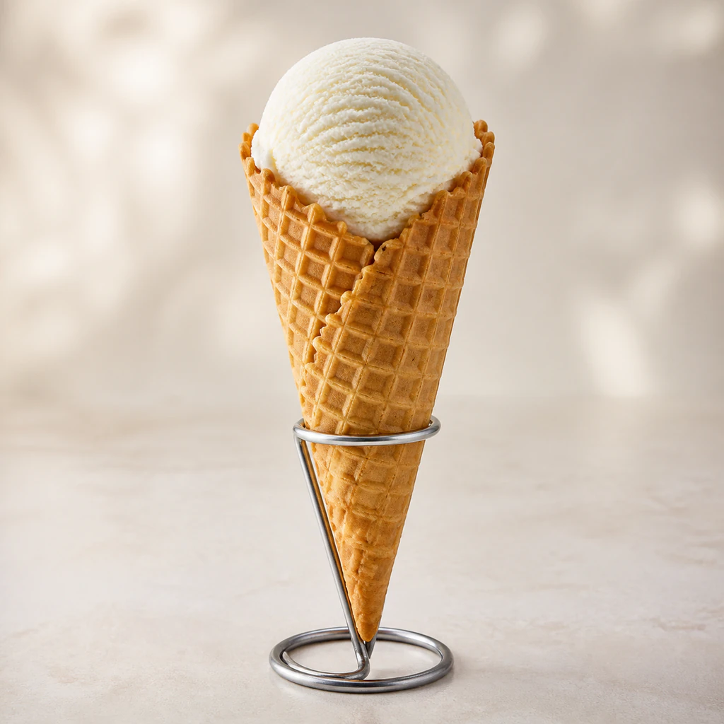 Ice cream Waffle cone