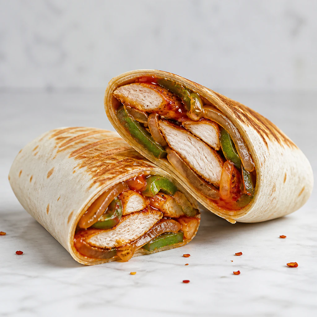Chicken Fajita Wrap Spicy Mexican -SPICY