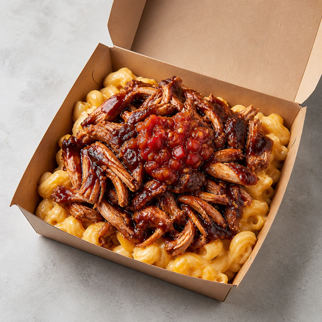 Shredded BBQ Leg Box