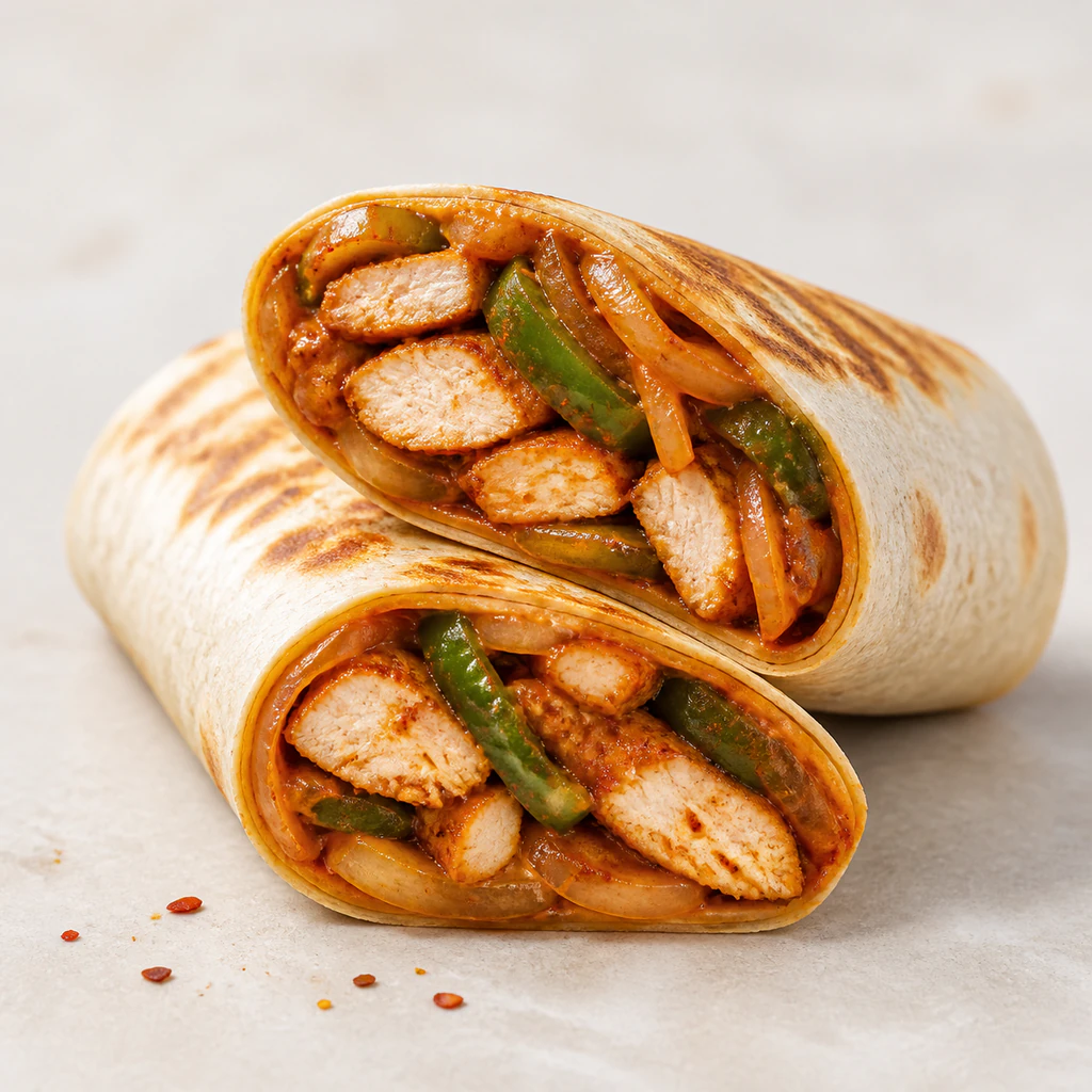 Cajun Chicken Spicy Asian Wrap - SPICY