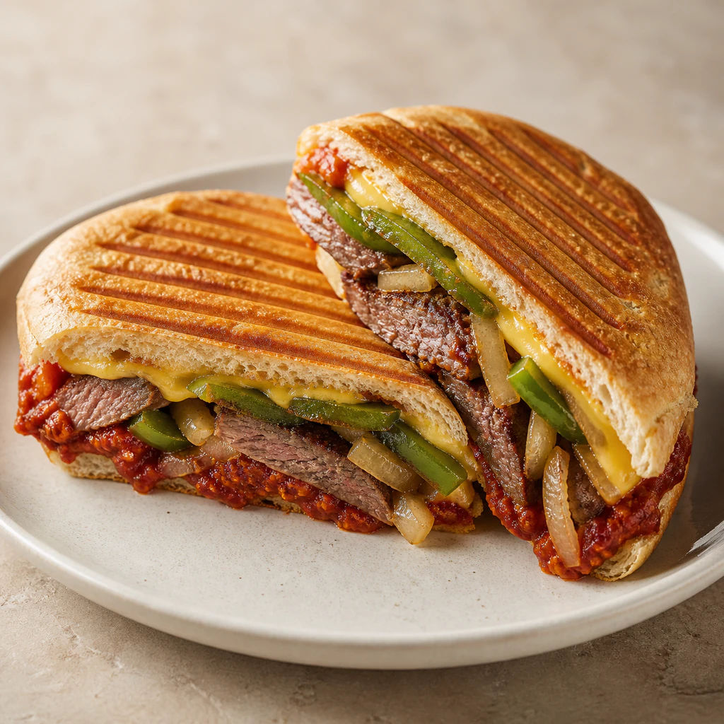 Mexican Beef Panini