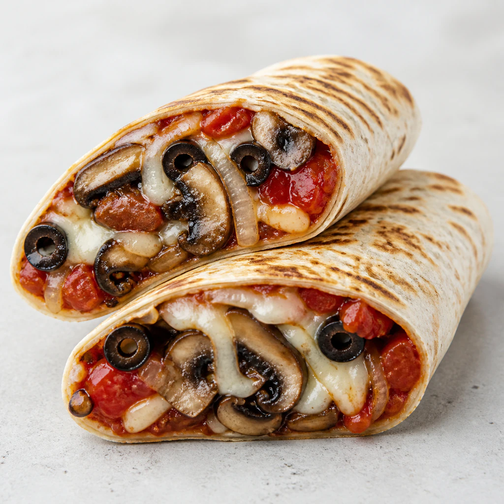 Mozzarella Tomato Salad Wrap