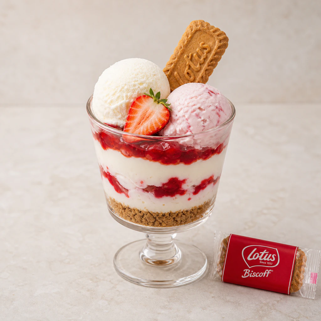 Strawberry Cheesecake Sundae