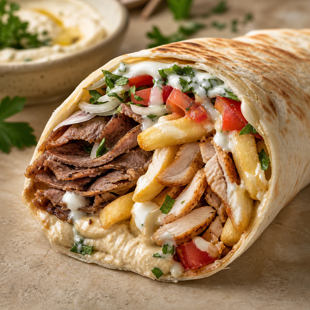 Shawarma mix Wrap
