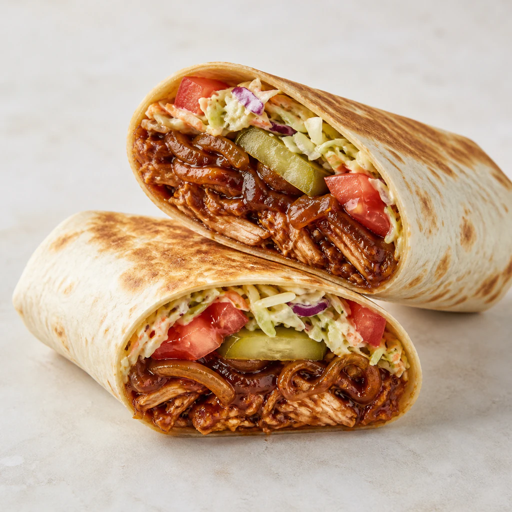 BBQ Chicken Western Wrap