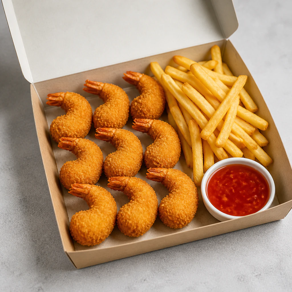 Crunchy Shrimp Snack Box
