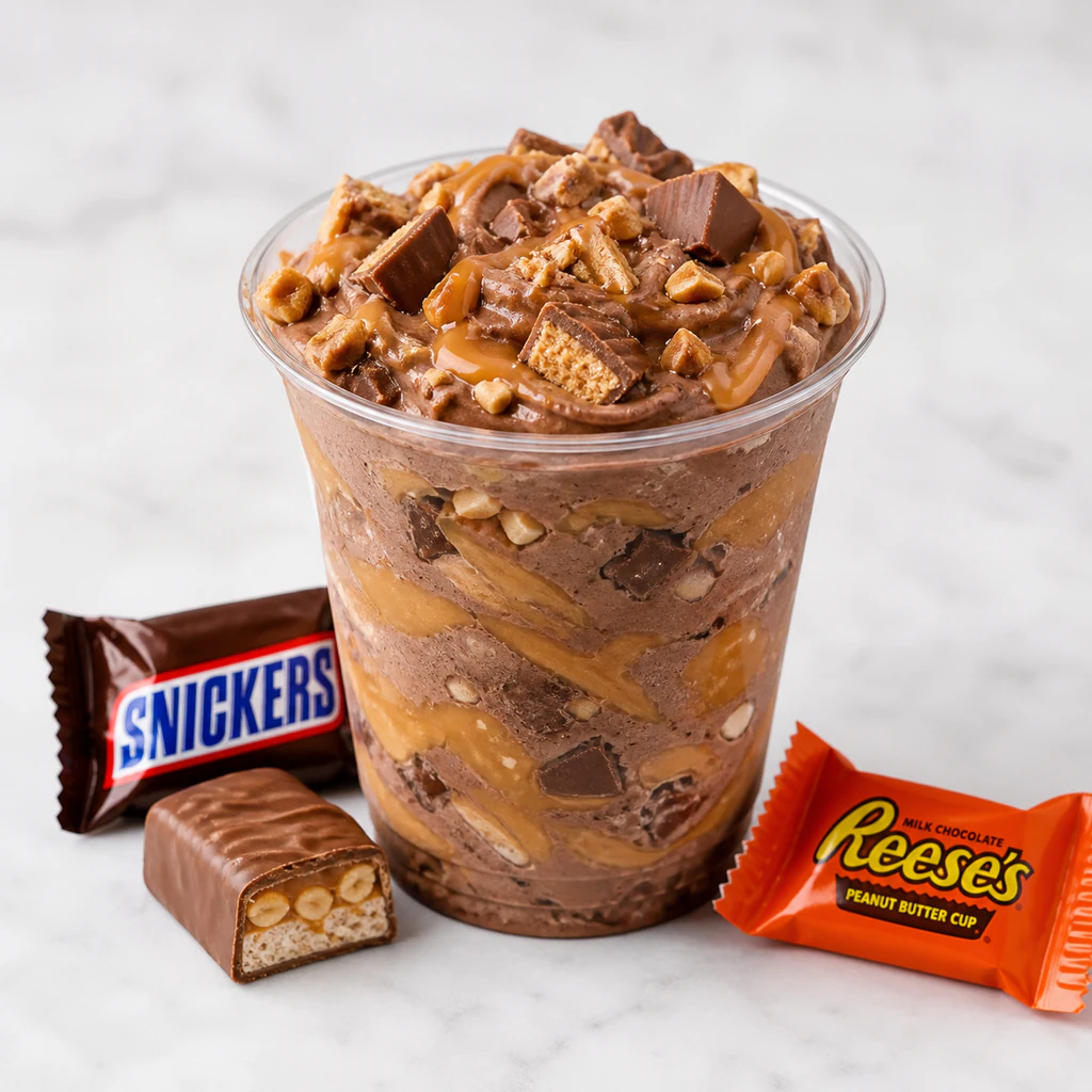 Snickers Chocolate Blizzard