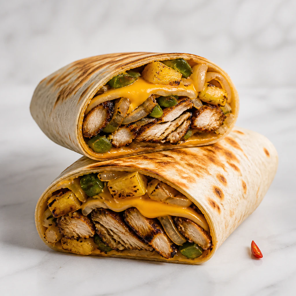 Jerk Chicken Breast Spicy Jamaican Wrap - SPICY