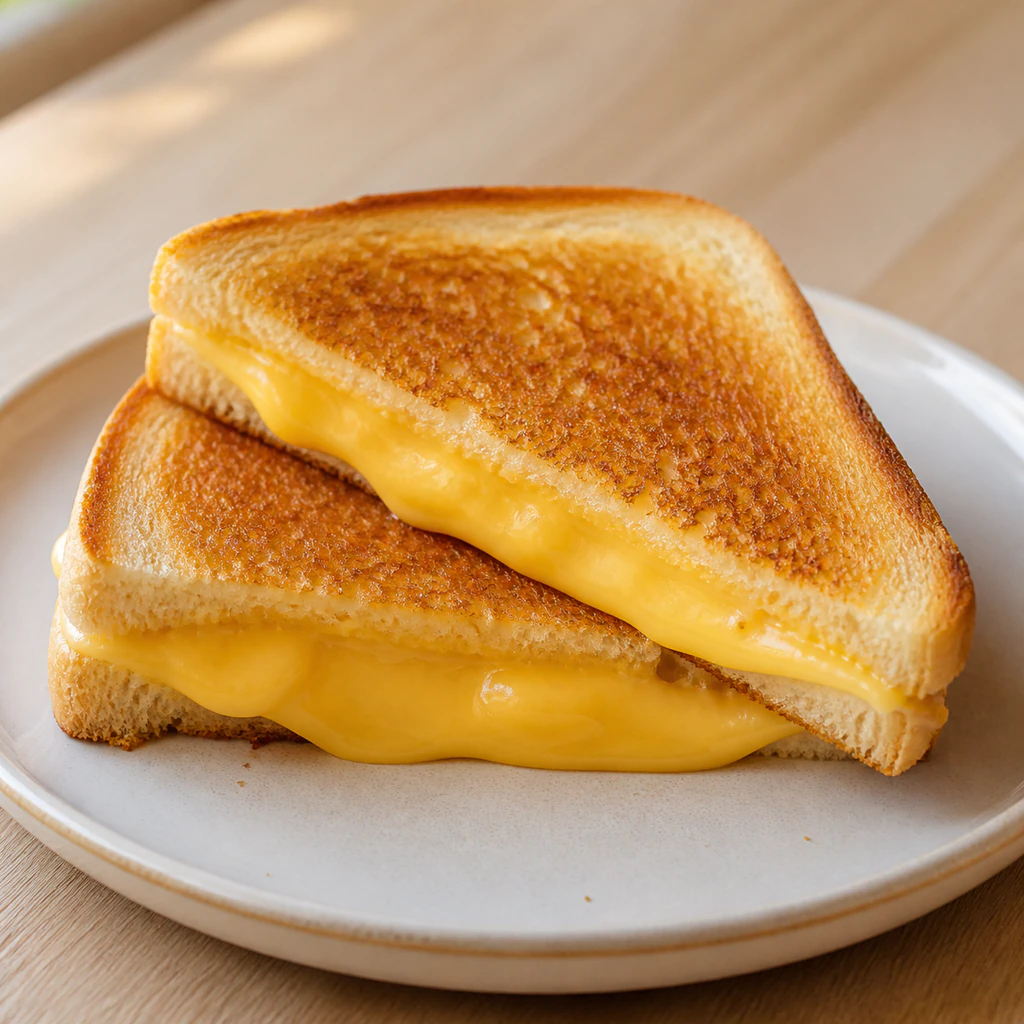 Melted American Cheese Sandwich