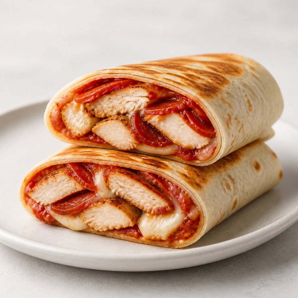 Chicken Pizza Wrap