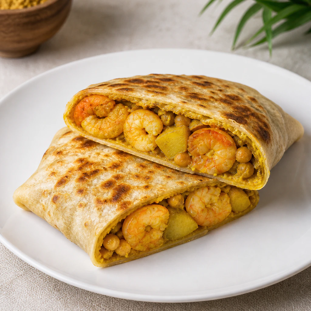 Shrimp Roti