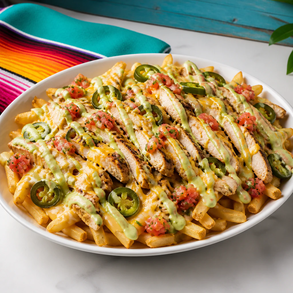 Mexican Chicken Loaded Fries