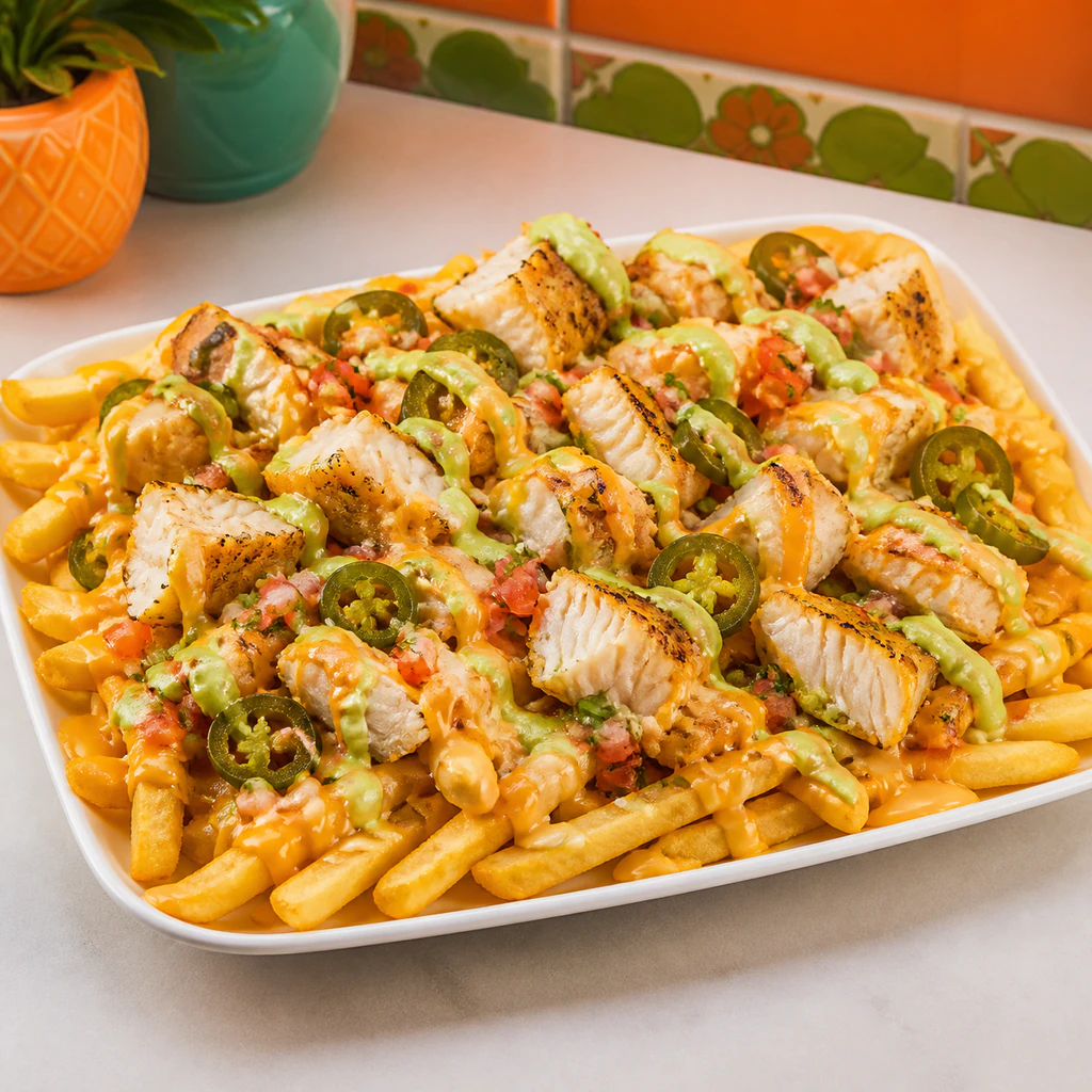 Mexican Fish Loaded Fries
