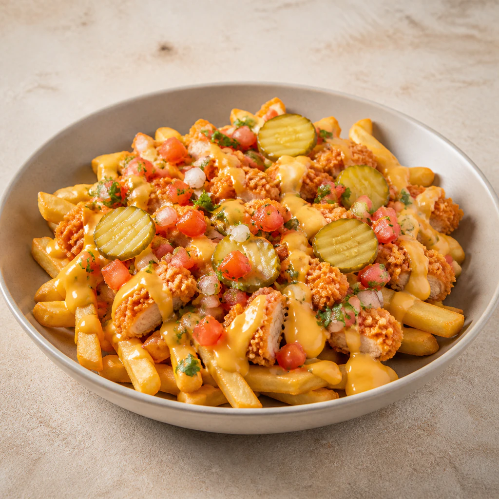 Nacho Chicken Cheese Fries