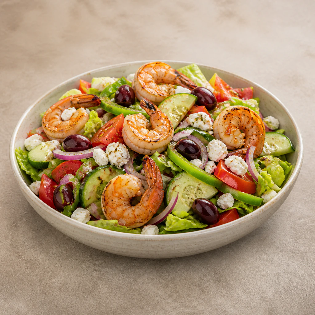 Shrimp Greek Salad