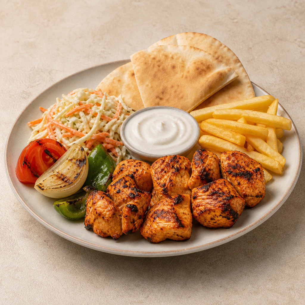 Shish Tawook Plate