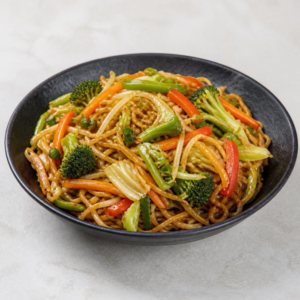 Yakisoba Noodles with Vegetables ..