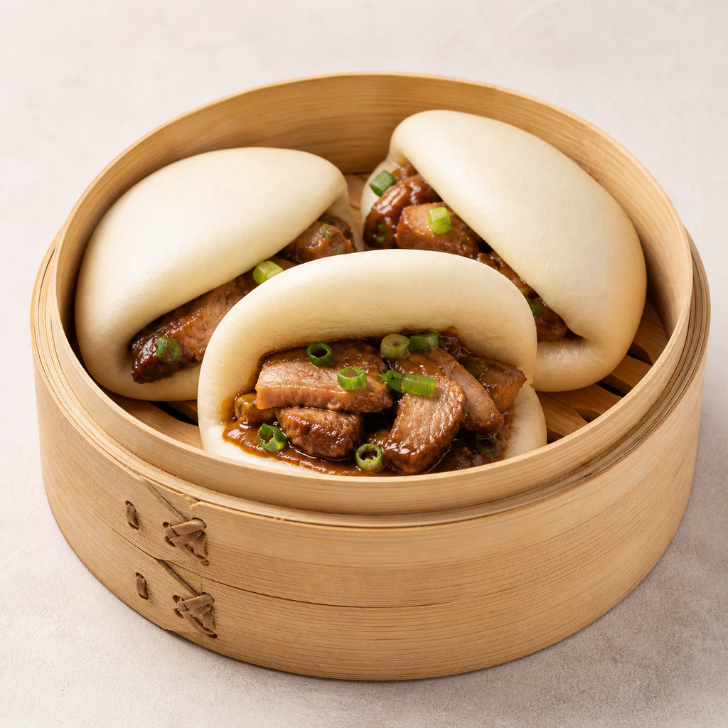 Bao Steamed Buns Pork