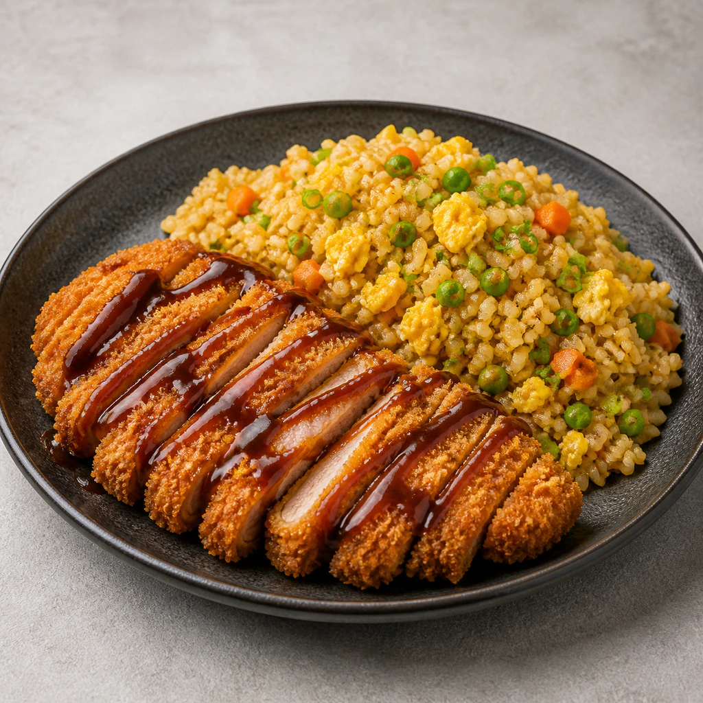 TONKATSU w/ Fried Rice