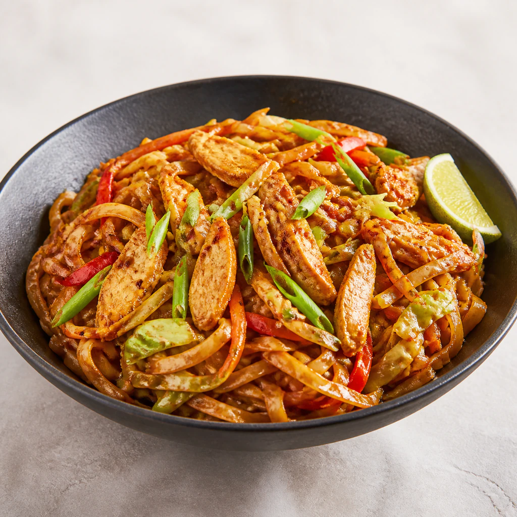 Malaysian Mee Goreng Noodles with Chicken🌶
