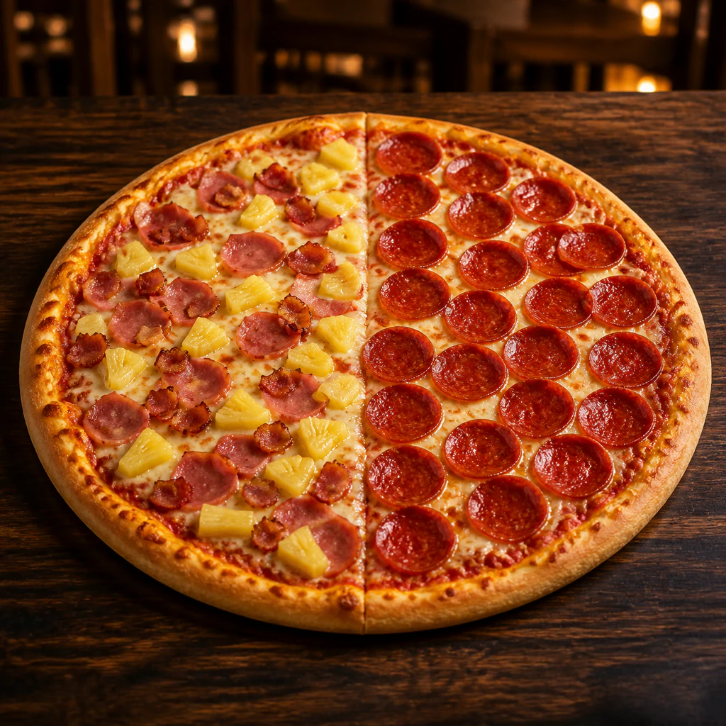Hawaiian /Pepperoni Pizza