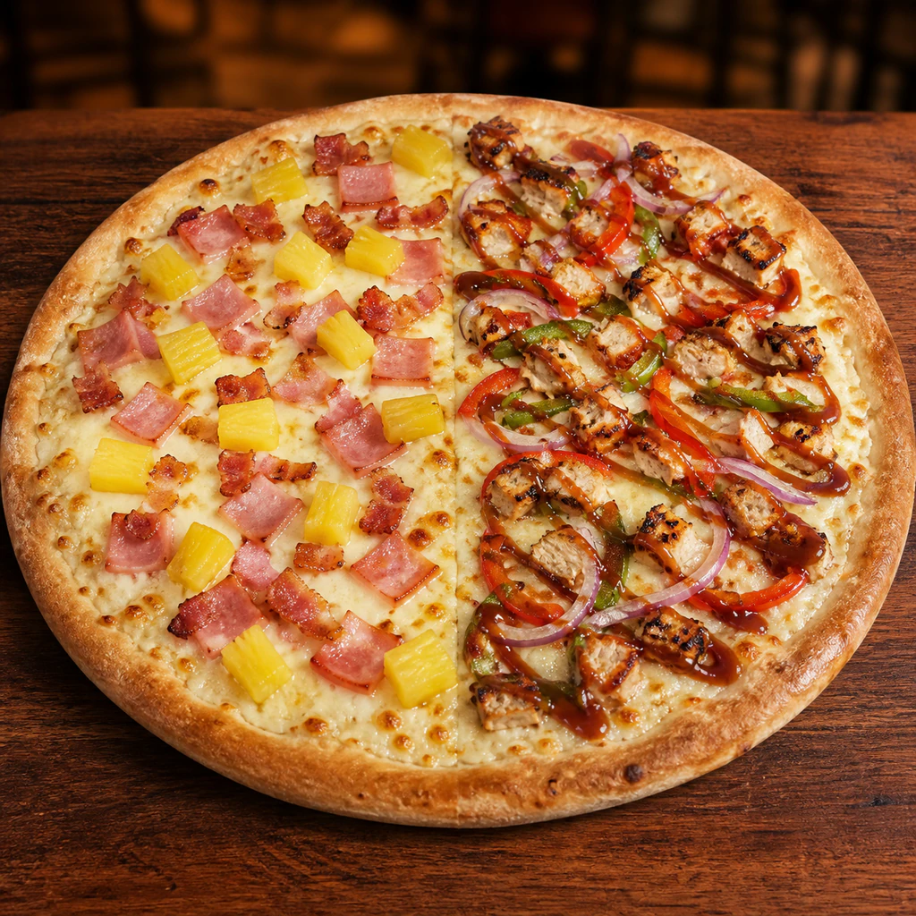 Hawaii /BBQ Chicken Pizza