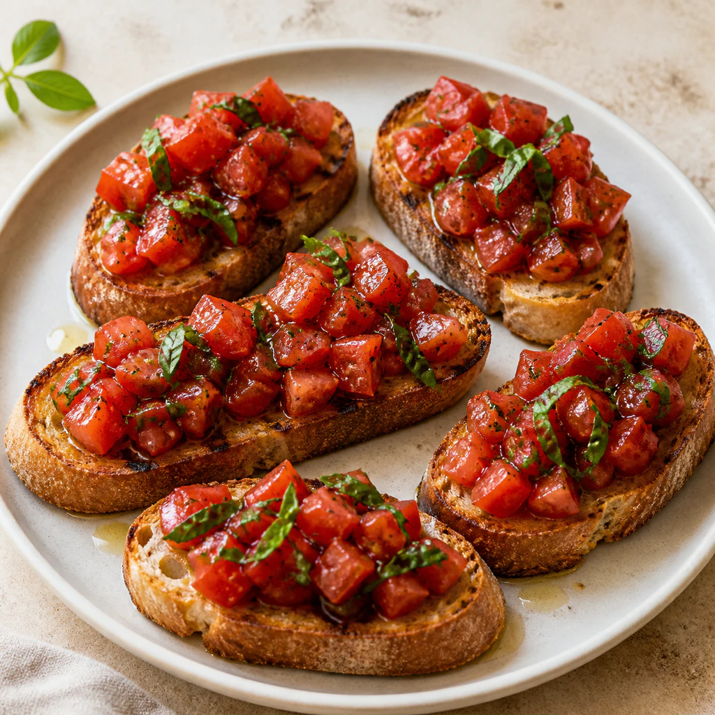 Tomato Basil Bruschetta