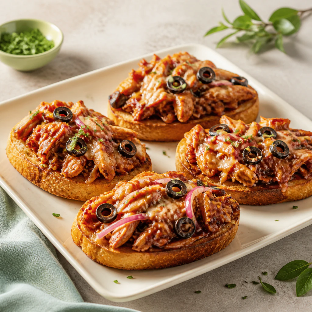 BBQ Chicken Bruschetta
