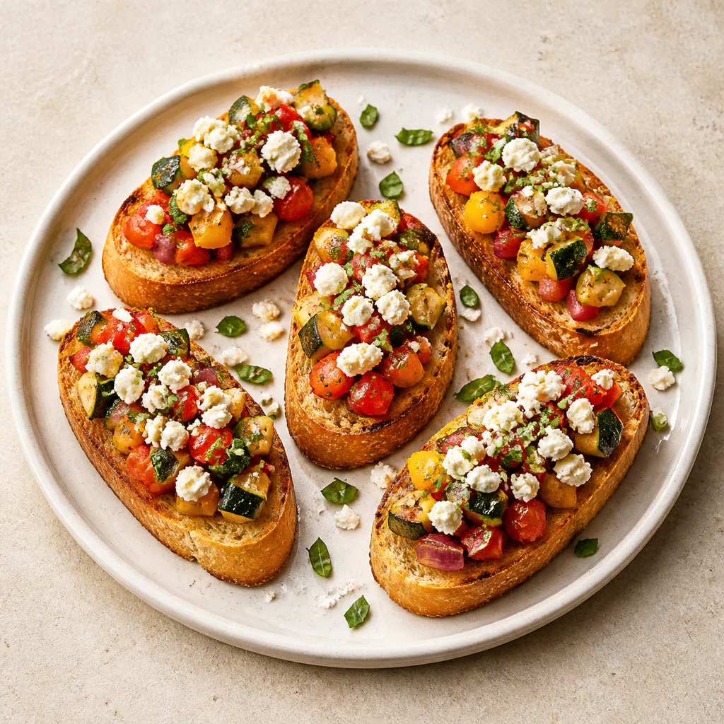 Vegetable Bruschetta