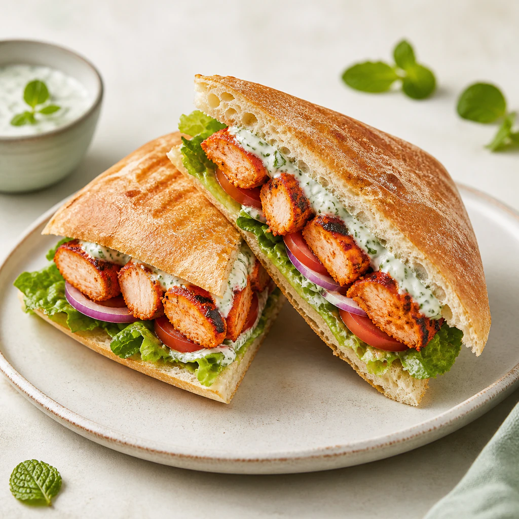 Chicken tikka Sandwich