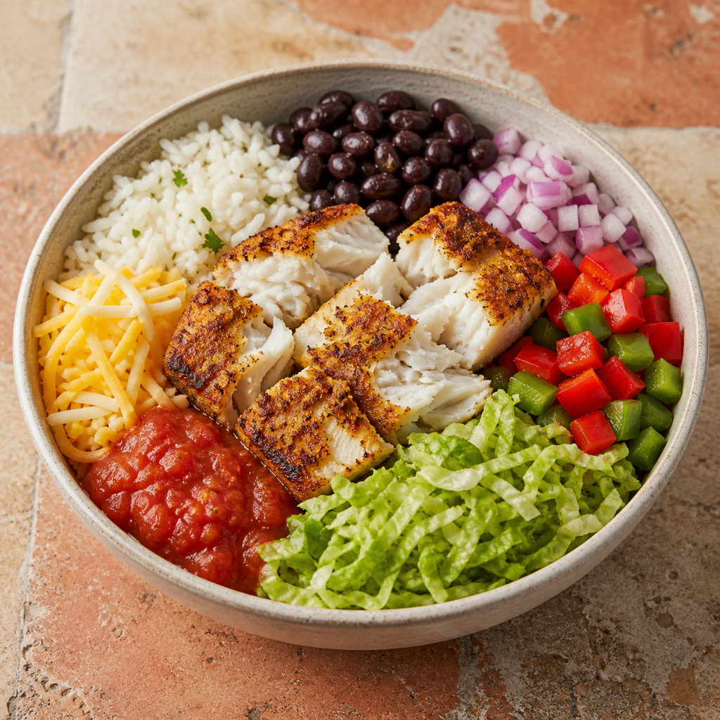 Fish Burrito Bowl