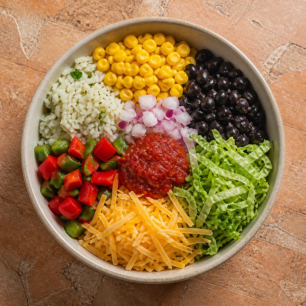 Veggie 'Corn' Burrito Bowl