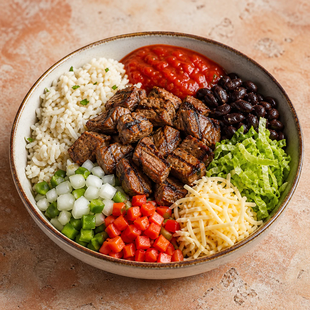 Lamb Burrito Bowl