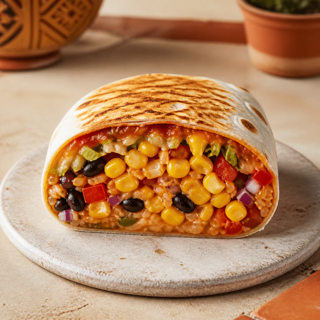 Veggie 'Corn' Burrito