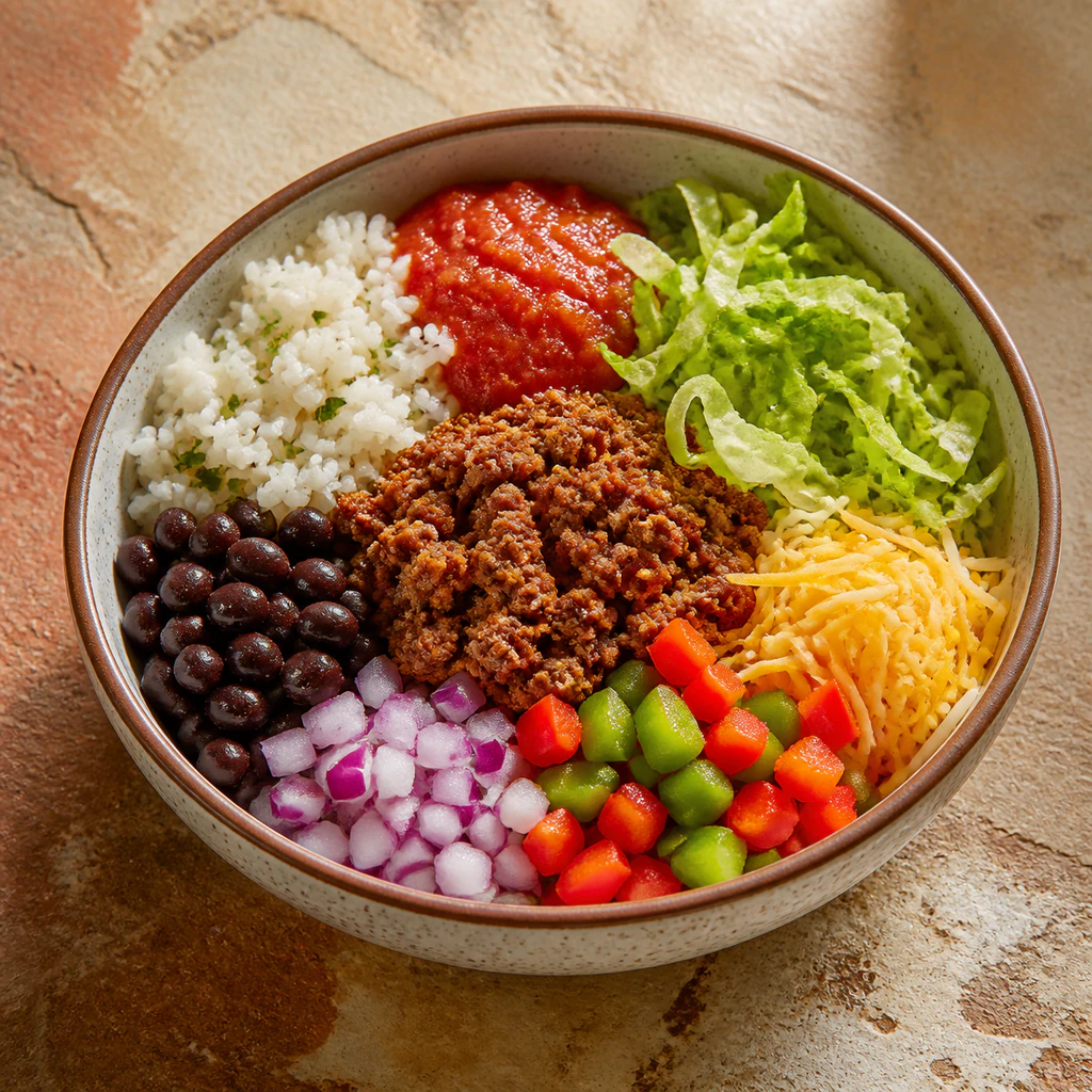 Ground Beef Burrito Bowl